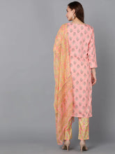 Women Polyester Printed Kurta Trouser With-PKSKD1106A